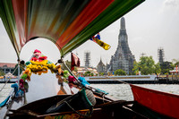 Wat Arun from a Long-Tailed Boat